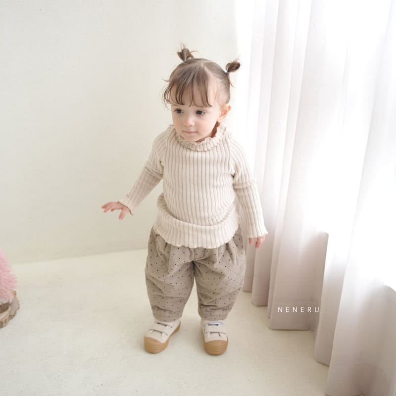 Neneru - Korean Baby Fashion - #babyoninstagram - Lulu Rib Tee Bebe - 3