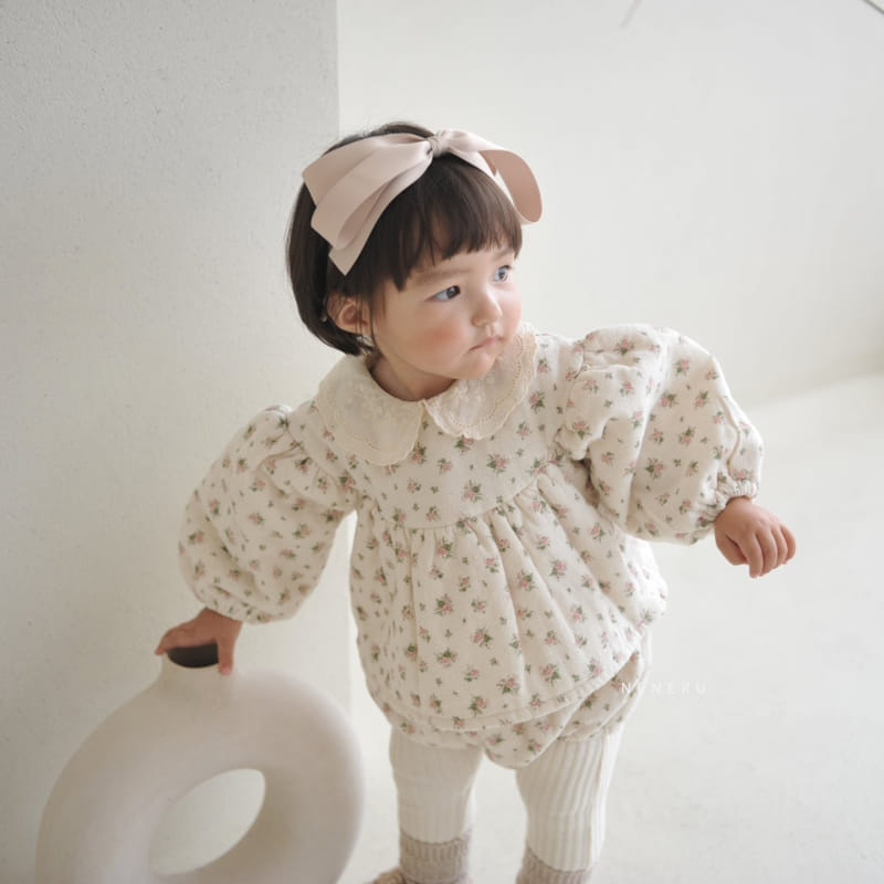 Neneru - Korean Baby Fashion - #babyoninstagram - Kate Bloomer Set - 3