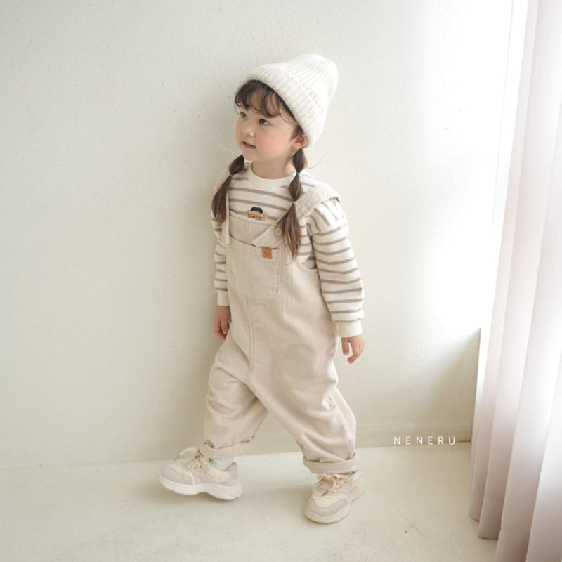 Neneru - Korean Baby Fashion - #babyootd - Tom Tom Dungarees - 3