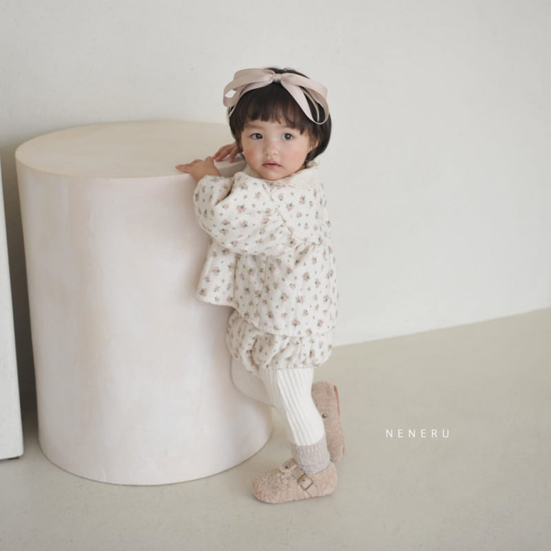 Neneru - Korean Baby Fashion - #babyoninstagram - Kate Bloomer Set - 4