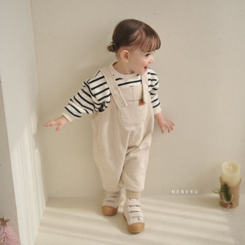 Neneru - Korean Baby Fashion - #babyootd - Tomtom Bebe Dungarees - 2