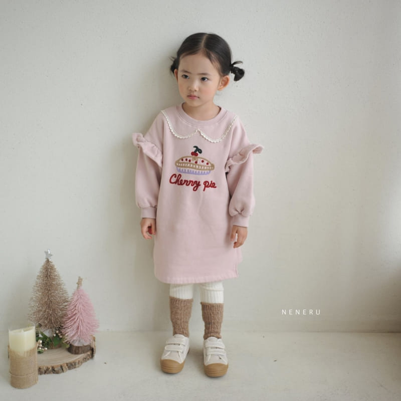 Neneru - Korean Baby Fashion - #babyoutfit - Cherry Pie One-piece - 8