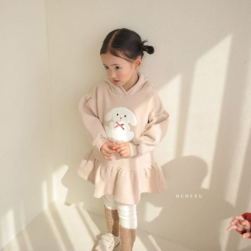 Neneru - Korean Baby Fashion - #babyoutfit - Cuty Hoody One-piece - 6