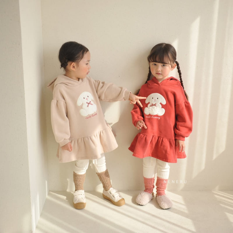 Neneru - Korean Baby Fashion - #babyoutfit - Cuty Hoody One-piece - 7