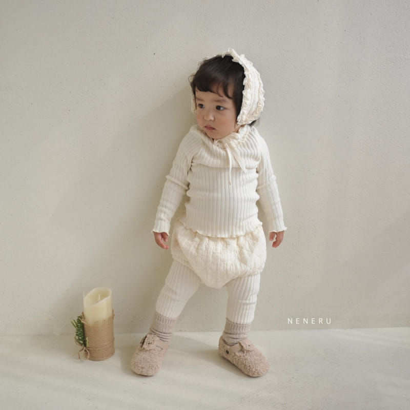 Neneru - Korean Baby Fashion - #babyoutfit - Lulu Rib Tee Bebe - 5