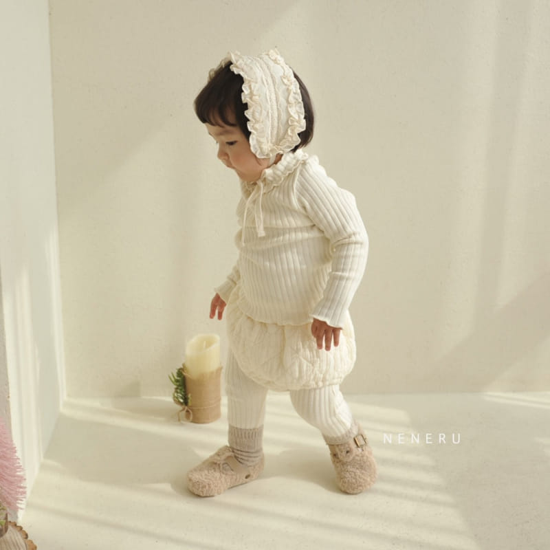 Neneru - Korean Baby Fashion - #babyoutfit - Lulu Rib Tee Bebe - 6