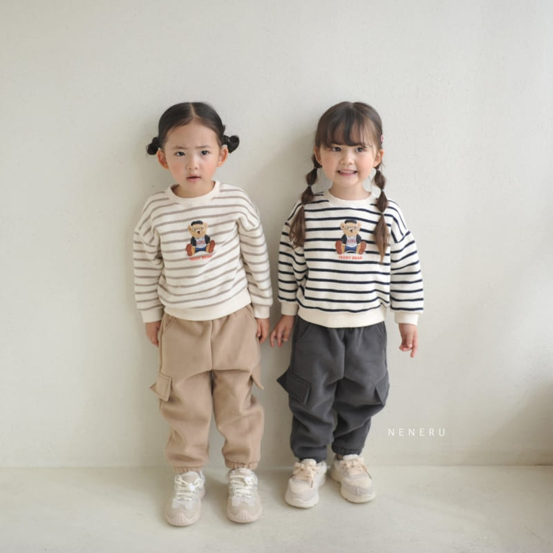 Neneru - Korean Baby Fashion - #babyoutfit - Teddy St Sweatshirt Bebe