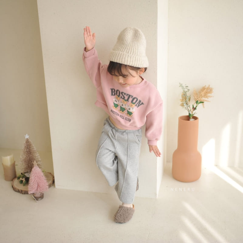 Neneru - Korean Baby Fashion - #babyoutfit - Boston Sweatshirt - 10