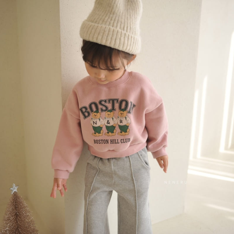 Neneru - Korean Baby Fashion - #babyoutfit - Boston Sweatshirt - 11