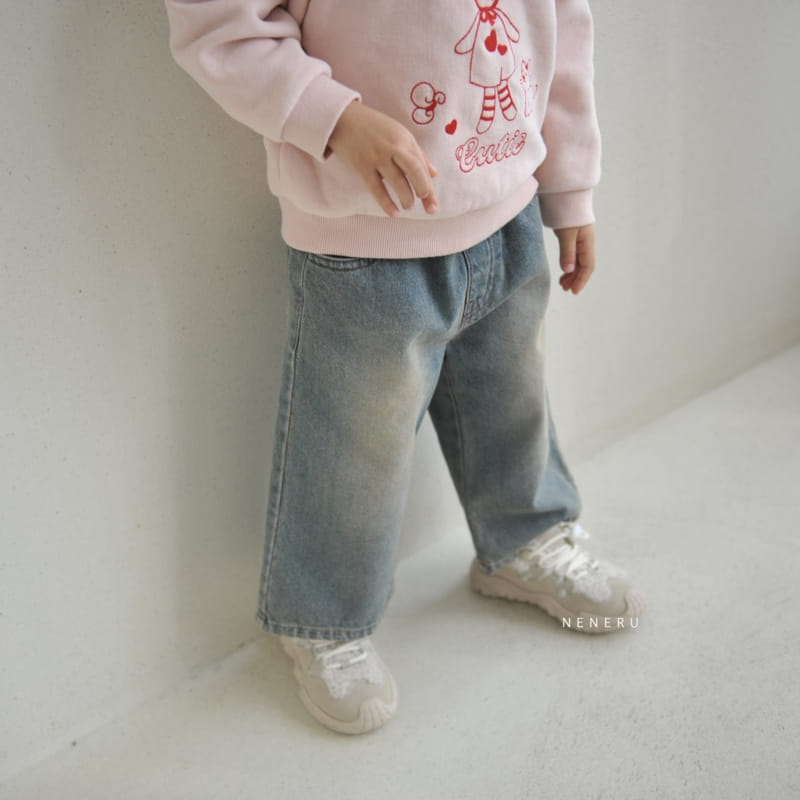 Neneru - Korean Baby Fashion - #babyoutfit - Wide Jeans - 6