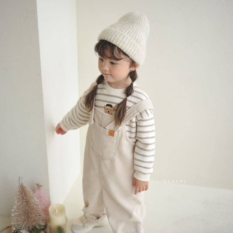 Neneru - Korean Baby Fashion - #babyootd - Tom Tom Dungarees - 4