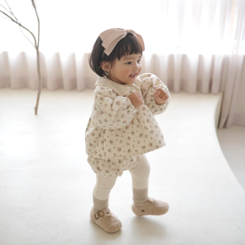 Neneru - Korean Baby Fashion - #babyoutfit - Kate Bloomer Set - 6