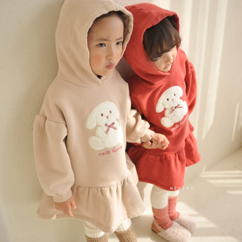 Neneru - Korean Baby Fashion - #onlinebabyboutique - Cuty Hoody One-piece - 9