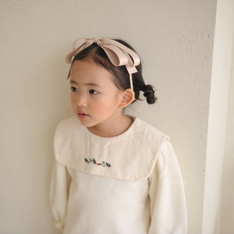 Neneru - Korean Baby Fashion - #onlinebabyboutique - Tini Collar Tee Bebe - 6