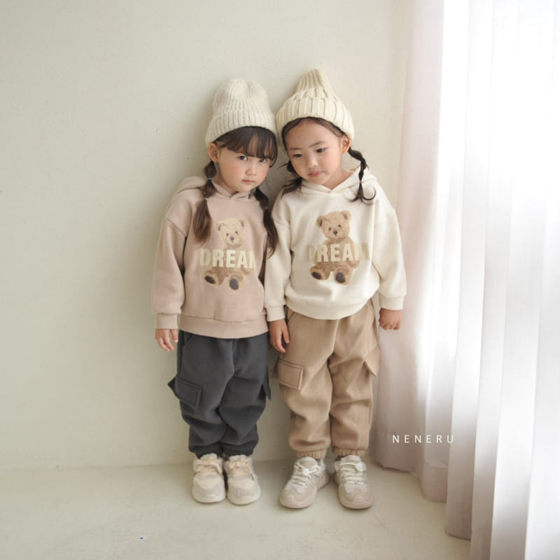 Neneru - Korean Baby Fashion - #onlinebabyboutique - Dream Bear Hoody Tee