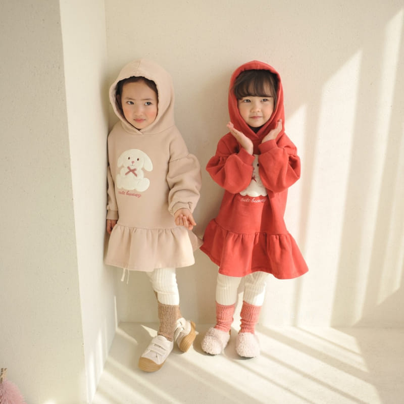 Neneru - Korean Baby Fashion - #onlinebabyshop - Cuty Hoody One-piece - 10