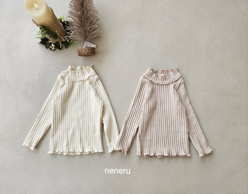 Neneru - Korean Baby Fashion - #onlinebabyshop - Lulu Rib Tee Bebe - 9