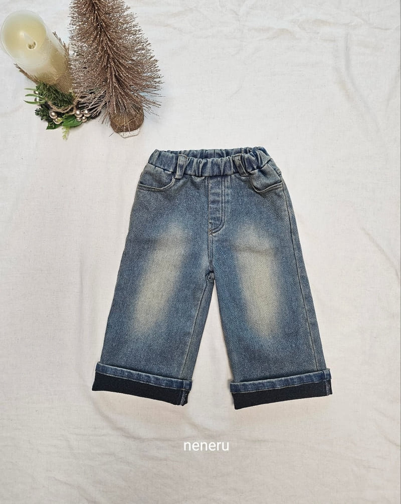 Neneru - Korean Baby Fashion - #onlinebabyshop - Wide Jeans - 9