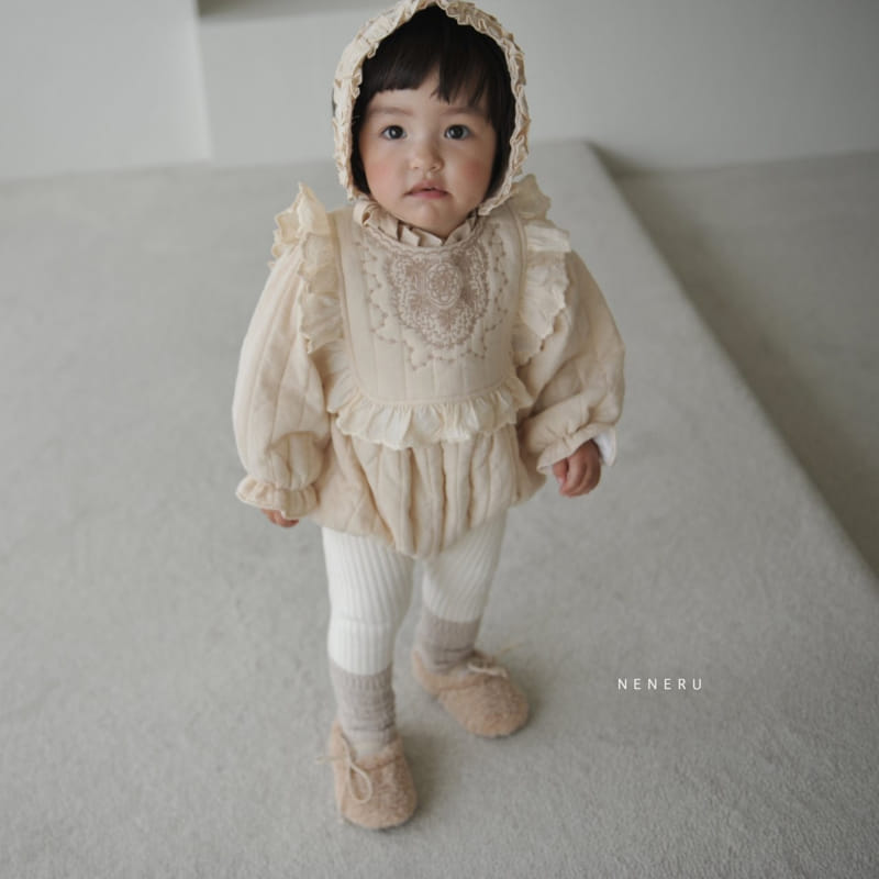 Neneru - Korean Baby Fashion - #onlinebabyshop - The Rabbit Quilting Bodysuit - 8