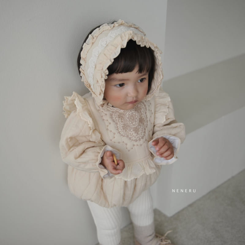 Neneru - Korean Baby Fashion - #smilingbaby - The Rabbit Quilting Bodysuit - 9