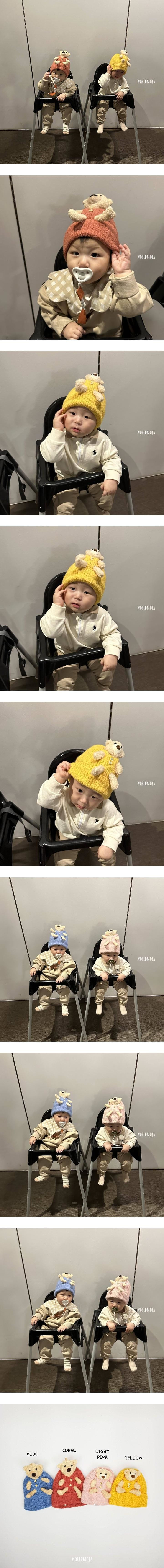 New World - Korean Baby Fashion - #babyfever - Teddy Bear Beanie