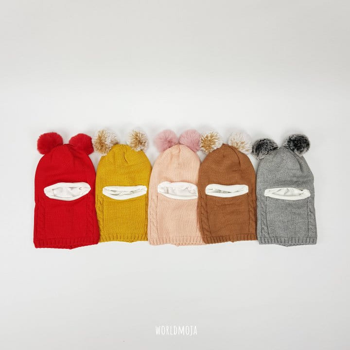 New World - Korean Baby Fashion - #babyootd - Pompom Baraclava