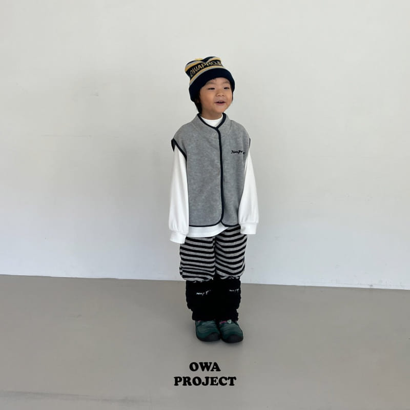 O Wa - Korean Children Fashion - #childrensboutique - Fleece Vest - 11