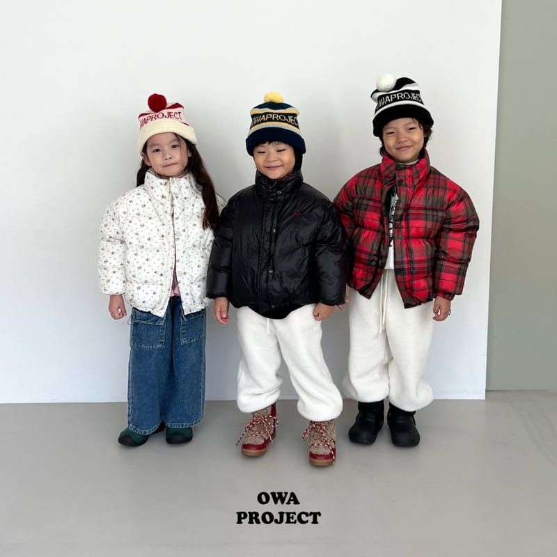 O Wa - Korean Children Fashion - #discoveringself - Fleece Cargo Jeans - 8