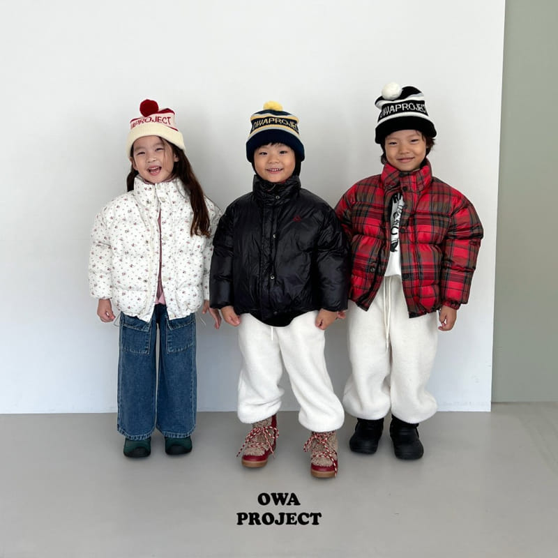 O Wa - Korean Children Fashion - #fashionkids - Fleece Cargo Jeans - 9