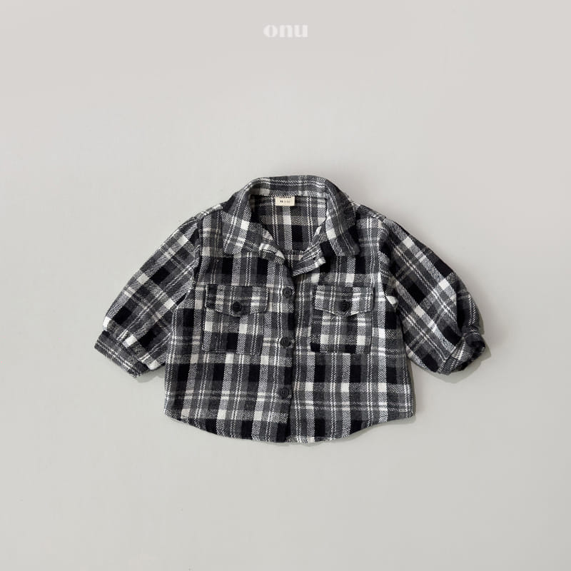 Onu - Korean Children Fashion - #Kfashion4kids - Fleece Check Shirt - 9