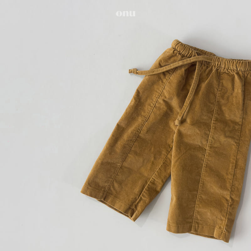 Onu - Korean Children Fashion - #childrensboutique - Veloure Pants - 8