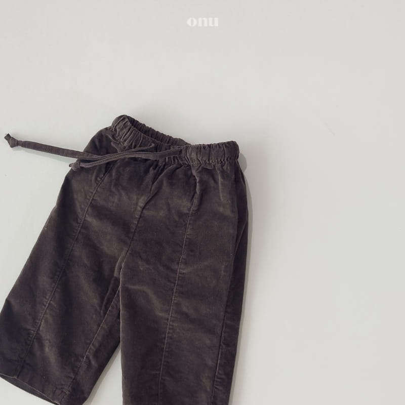 Onu - Korean Children Fashion - #designkidswear - Veloure Pants - 9