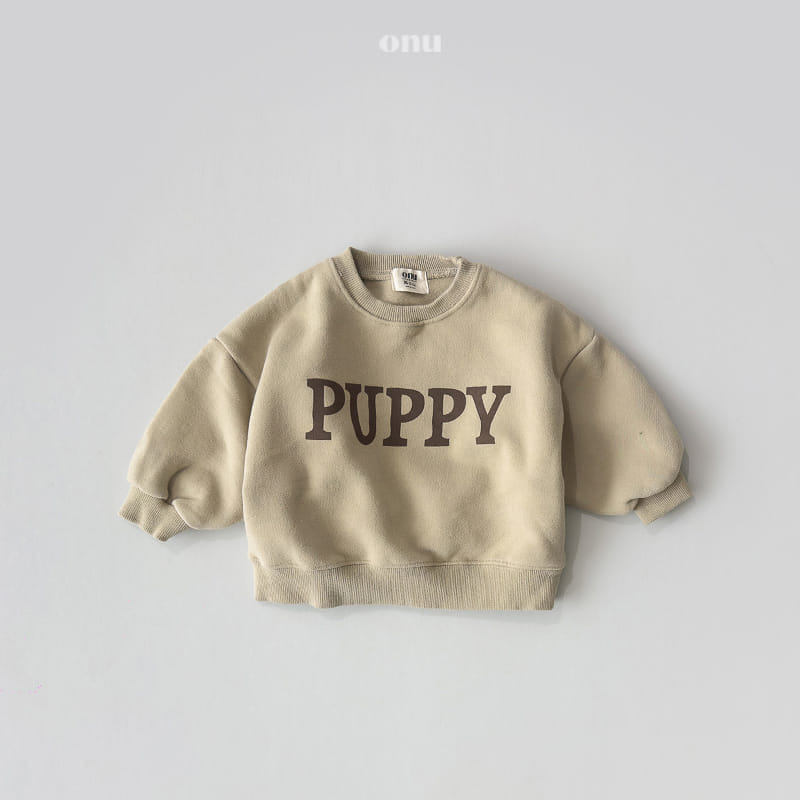 Onu - Korean Children Fashion - #childrensboutique - Puppy Sweatshirt - 4