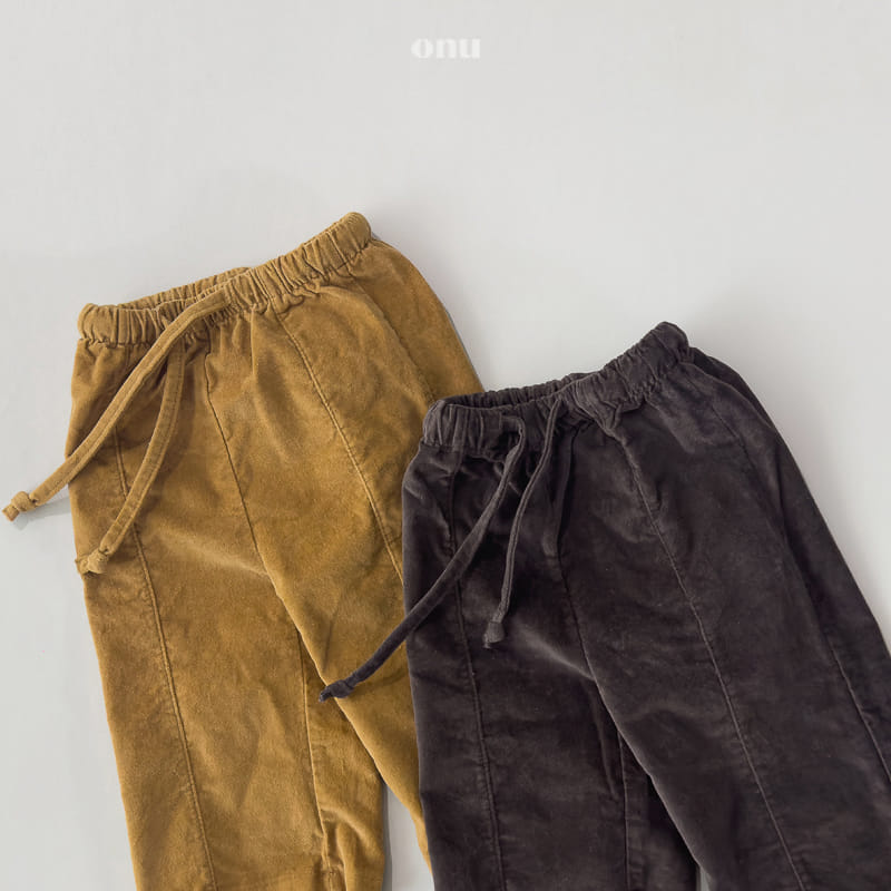 Onu - Korean Children Fashion - #discoveringself - Veloure Pants - 10