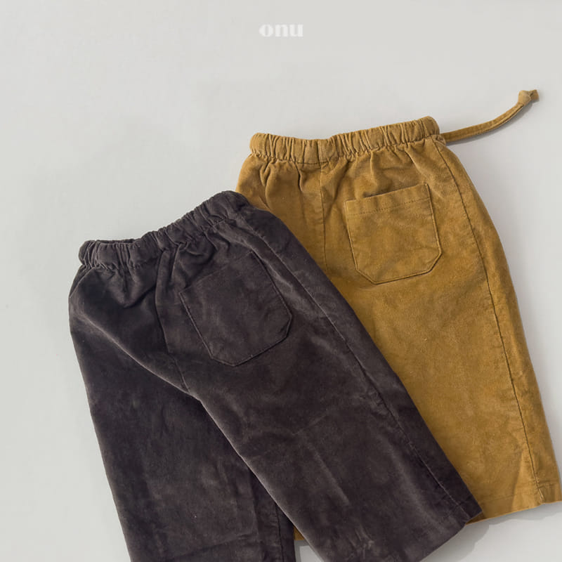 Onu - Korean Children Fashion - #fashionkids - Veloure Pants - 11