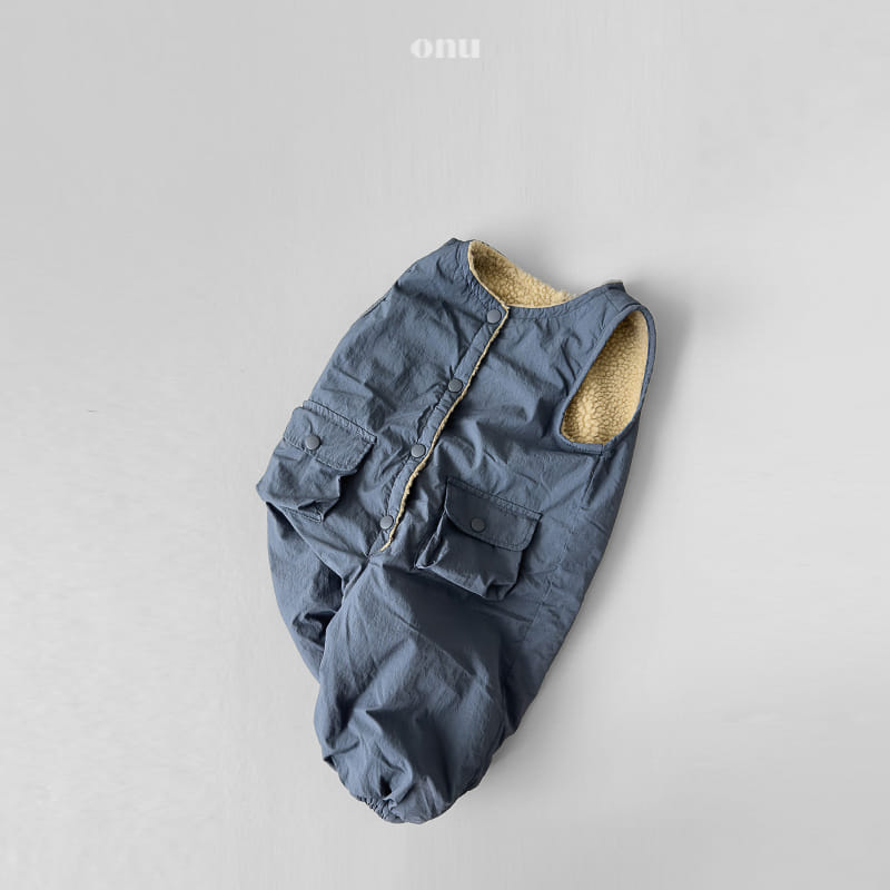 Onu - Korean Children Fashion - #discoveringself - Padding Overalls - 4