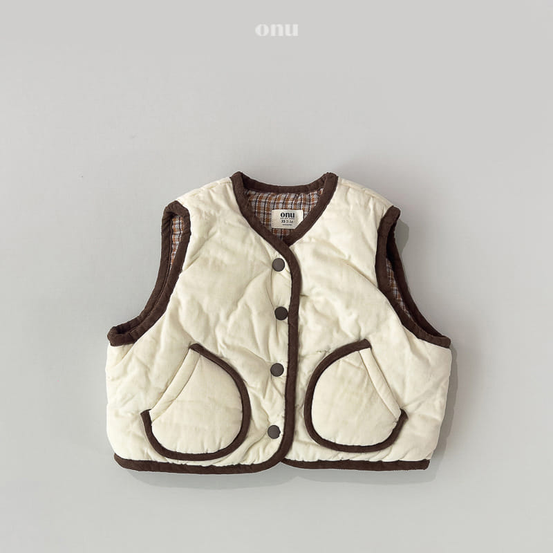 Onu - Korean Children Fashion - #kidsshorts - Reversible Vest - 2