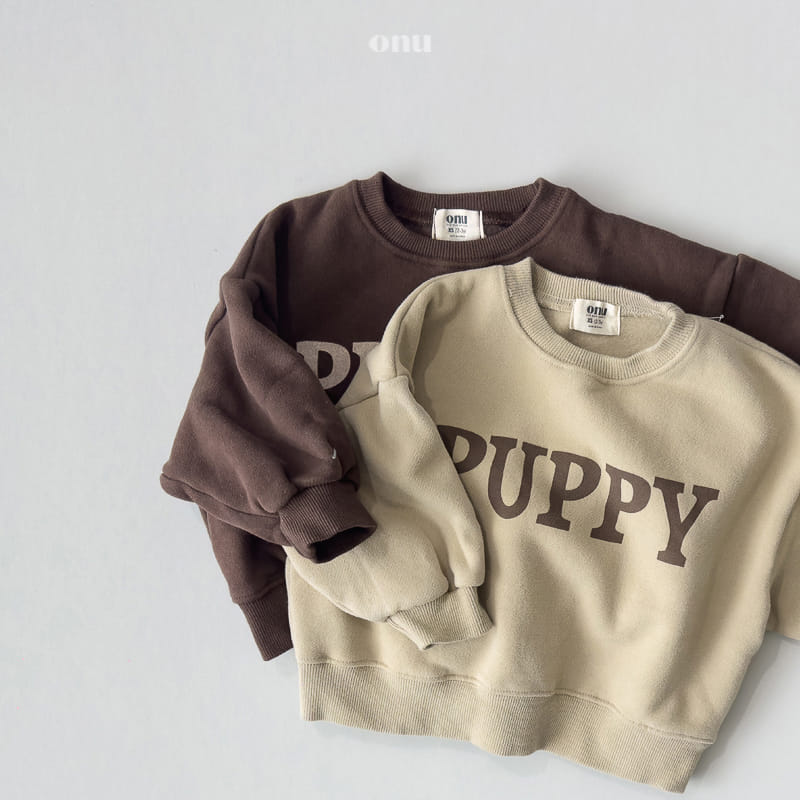 Onu - Korean Children Fashion - #kidsshorts - Puppy Sweatshirt - 7