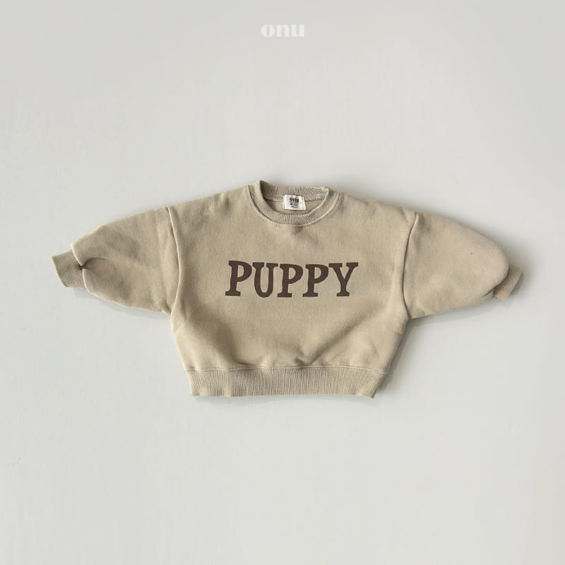 Onu - Korean Children Fashion - #kidsstore - Puppy Sweatshirt - 8