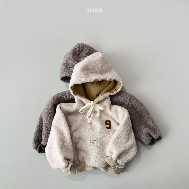 Onu - Korean Children Fashion - #magicofchildhood - Fleece Hoody Tee