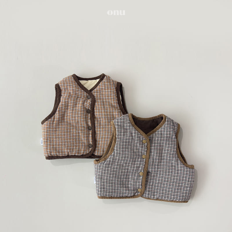 Onu - Korean Children Fashion - #minifashionista - Reversible Vest - 8