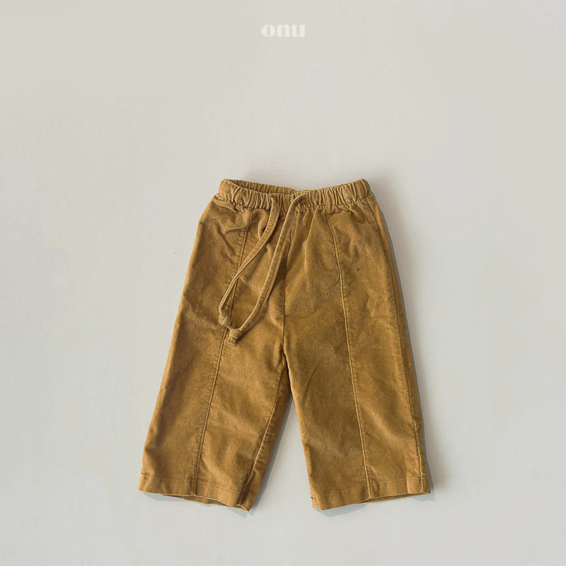 Onu - Korean Children Fashion - #toddlerclothing - Veloure Pants - 5