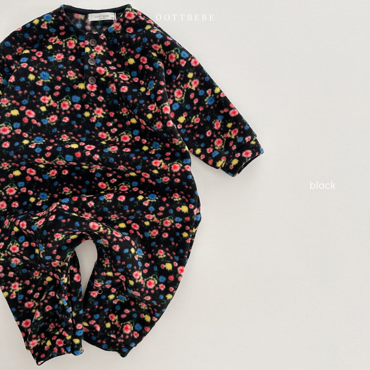 Oott Bebe - Korean Baby Fashion - #babygirlfashion - Mari Flower Body Suit - 7