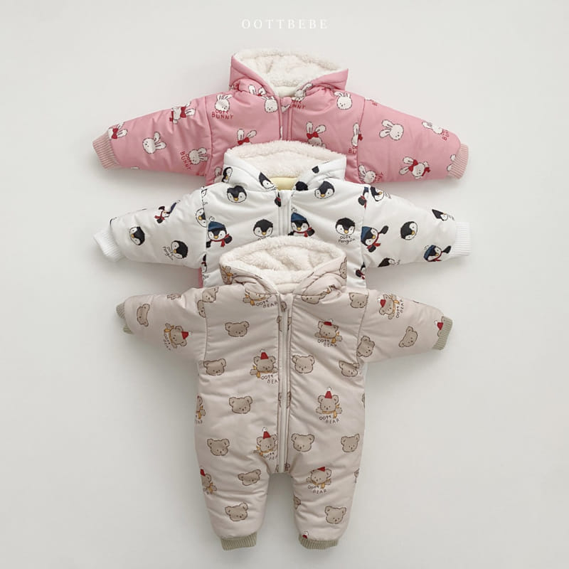 Oott Bebe - Korean Baby Fashion - #babyoutfit - Snow Warm Bodysuit - 7