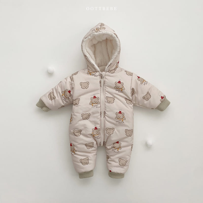 Oott Bebe - Korean Baby Fashion - #smilingbaby - Snow Warm Bodysuit - 11