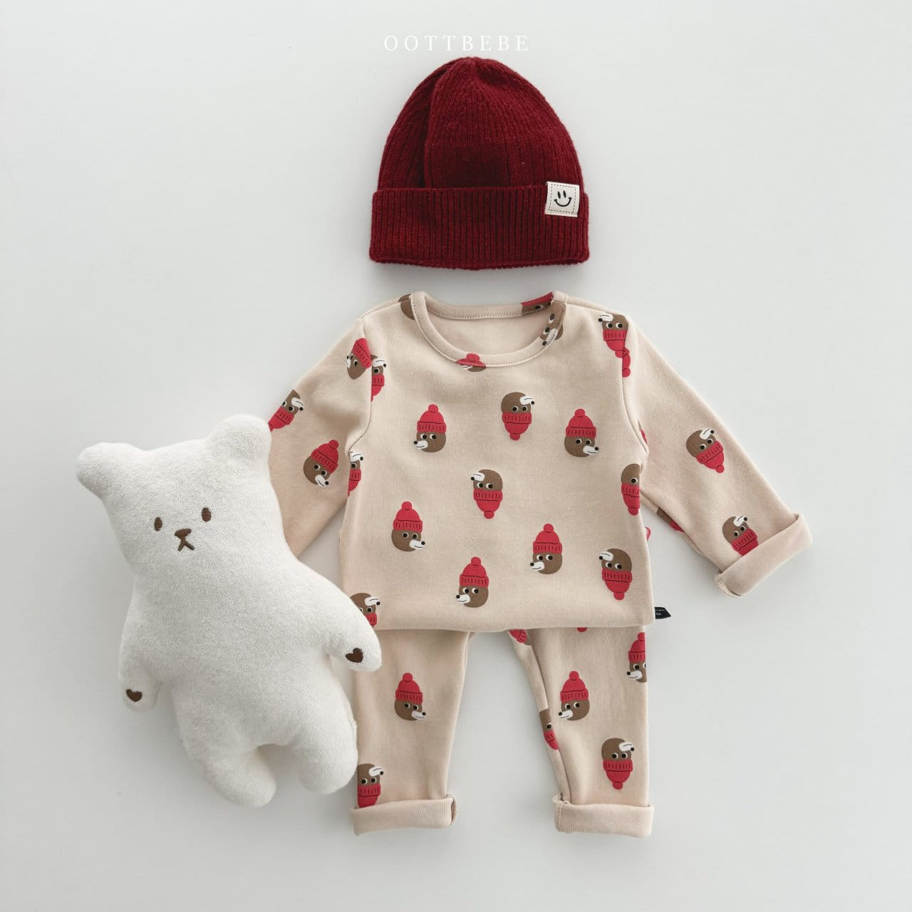 Oott Bebe - Korean Children Fashion - #Kfashion4kids - Animal Painting Easywear - 2