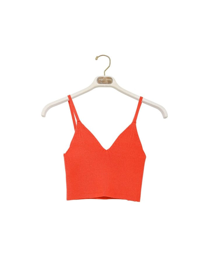 Paper Moon - Korean Women Fashion - #vintageinspired - wool ribbed knit cropped bustier top - 5