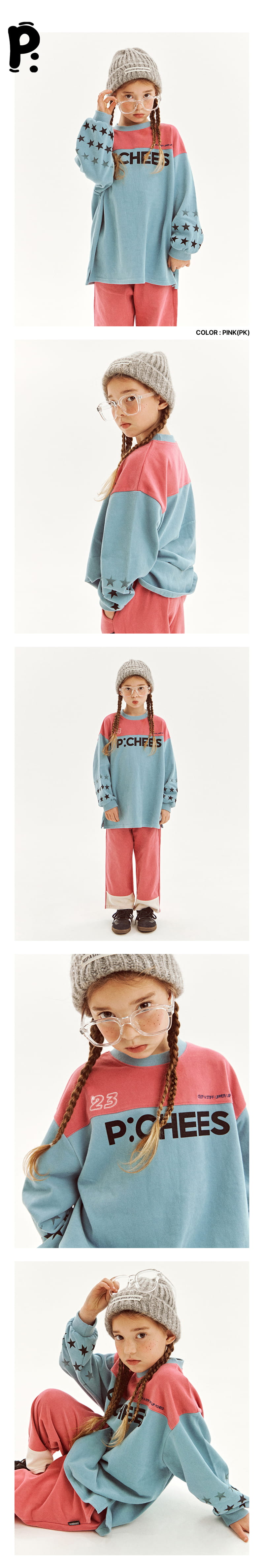 Peach-Cream - Korean Children Fashion - #designkidswear - One Smile Star Tee