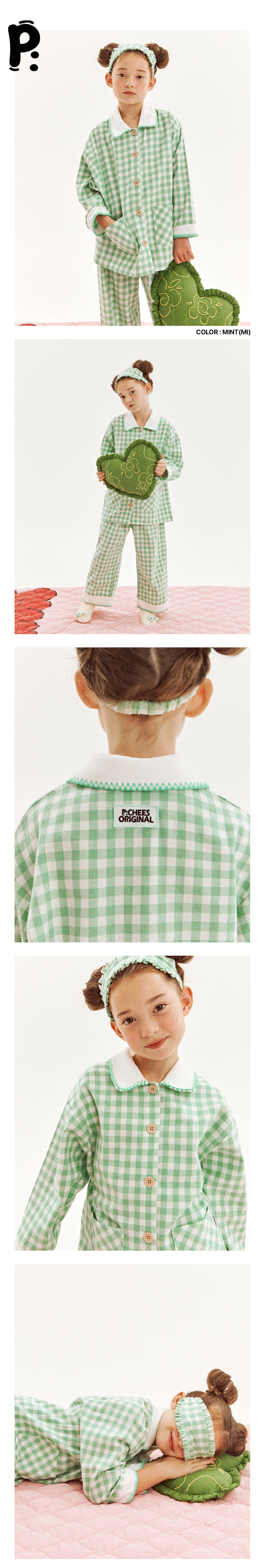 Peach-Cream - Korean Children Fashion - #discoveringself - Mellow Check Shirt