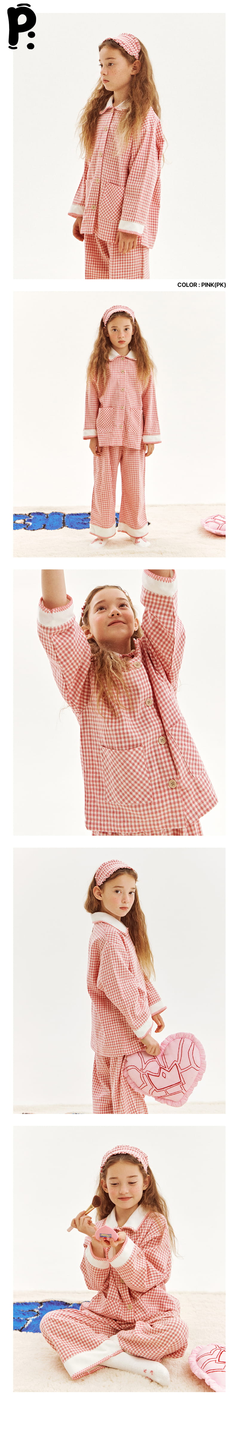 Peach-Cream - Korean Children Fashion - #fashionkids - Mellow Check Shirt - 2